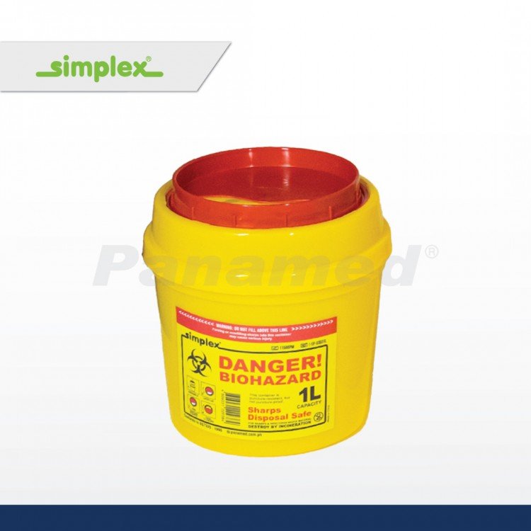 Simplex Sharps Disposal Safe 1L